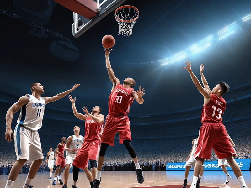 白皙清凉小姐姐投个篮看了三遍都没注意这球进了没有